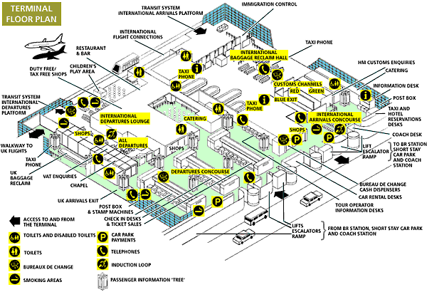 Mappa Aeroporto Di Stansted